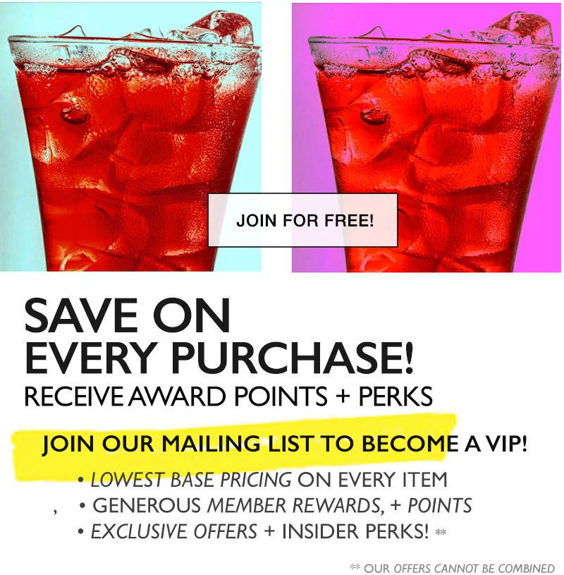 Save on every purchase